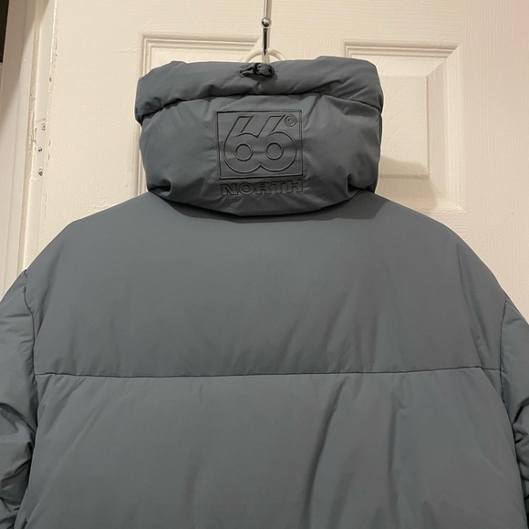 66North Women's Gray Puffer Coat - Picture 6 of 8
